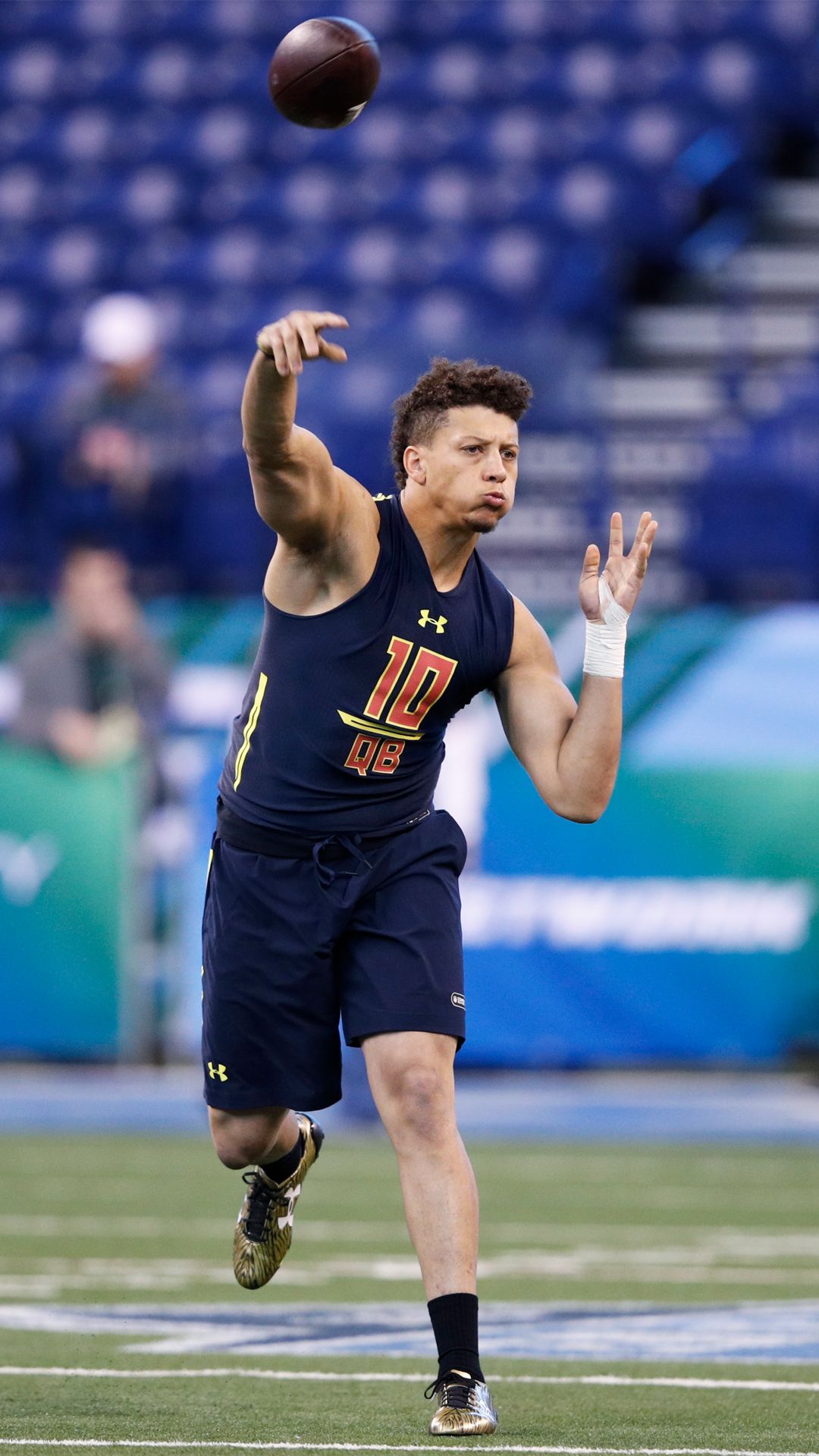 Kansas City Chiefs quarterback Patrick Mahomes is at the height of