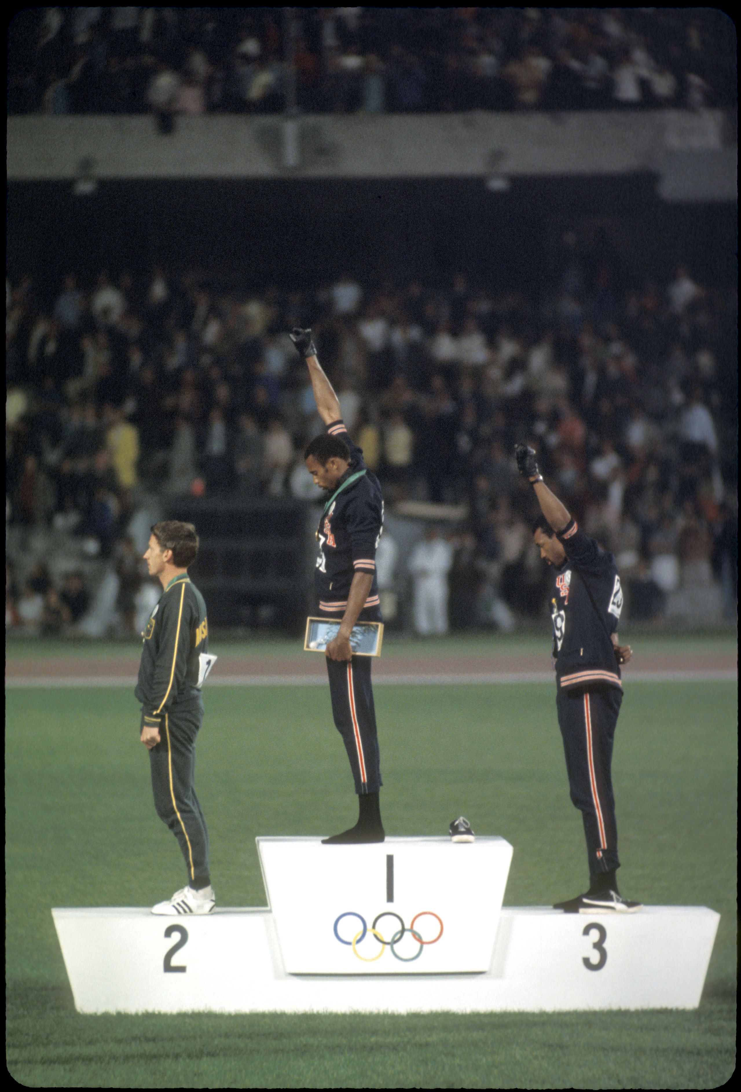 How Tommie Smith and John Carlos's protest at the 1968 Mexico City ...